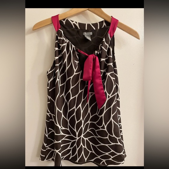 Ann Taylor Tops - Ann Taylor Women's Blouse Top Blouse Sleeveless Neck Tie Ribbon Small EUC